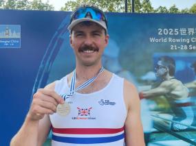 Nunn's hunger reignited as Windsor rower targets LA 2028 after World silver success