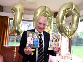 Old Maidonians and Desborough Society president celebrates 100th birthday 