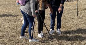 For just £1, children can try metal detecting and keep what they find