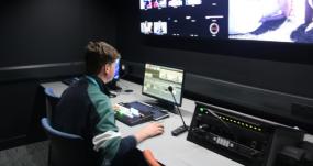 College unveils new media building with own TV studio