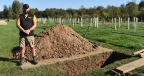 Gravedigger wins national award for personal touch
