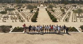 Historian on target with troop tour