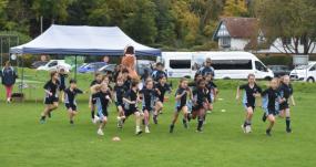 Children run 100 miles for school’s centenary