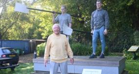 ‘It’s humiliating for statues of Olympians to be in car park’