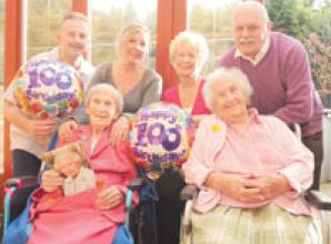 Mayor's surprise visit to 100th birthday girl