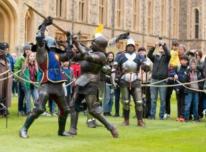 Rare access granted to Quadrangle at Windsor Castle for medieval weekend
