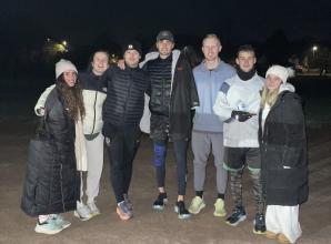 Runner doubles fundraising goal after 'gruelling' 100km around Braywick track