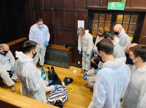 Immersive crime scene company has won an award