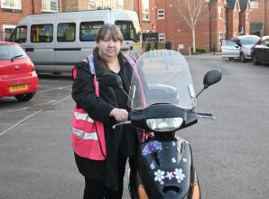 Biker hits crater and cracks rib on road in Henley