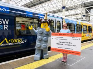 LEGOLAND-themed train unveiled to mark Windsor resort&rsquo;s 30th anniversary