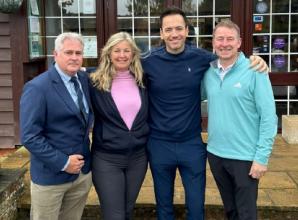 Former tour golfer opens club’s new driving range