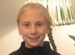 Girl, 10 wins card contest