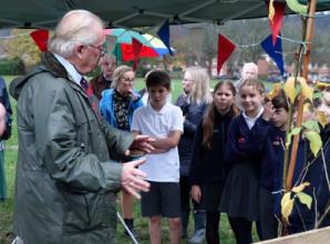 Elm tree planted on King’s birthday for his coronation