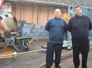 Pub staff in miracle escape as car hits wall