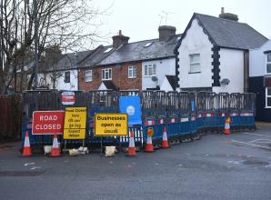 Residents 'muddling through chaos' during Thames Water works in Clewer Hill Road