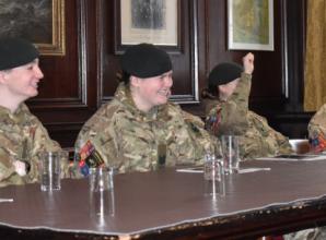 Cadets given town hall tour by Mayor