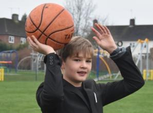 George, 11, starts campaign for new basketball court
