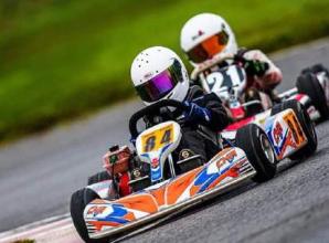 Boy, seven, follows dad and grandad into motor racing