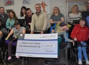 Menswear shop donates £1,000 to Chiltern Centre