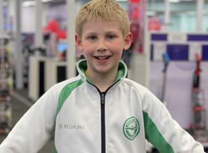 Boy, 10, receives new TV from his mother after winning diving competition
