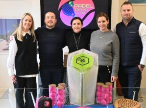 Padel trophy stops off in town before tour