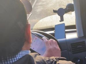 School bus driver ‘caught on phone’