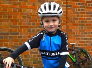 Boy, five, raises £600 cycling 15km for primary school