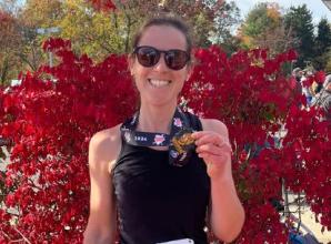 ‘Crazy running lady’ finishes four half marathons in four weeks for charity