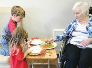 Day nursery is bringing young and old together