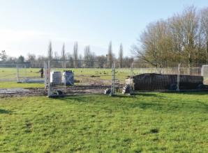 Prep work at school site as challenge fails