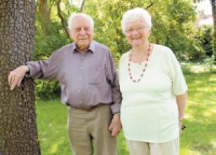 Platinum couple celebrate 70 years together