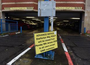 Stafferton Way car park to partially close due to 'damage' from vandalism incidents Stafferton Way car park to partially close due to 'damage' from vandalism incidents