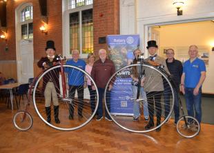 Coffee morning (with cyclists) raises &pound;500 for cancer support charity