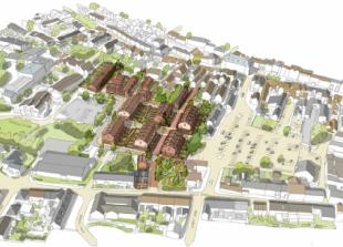 Plans submitted to build 57 homes at pump firm site