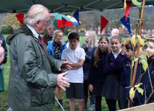 Elm tree planted on King’s birthday for his coronation