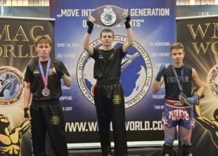 Teenage kickboxer wins gold at world championships