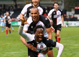 Popoola's injury-time penalty earns Maidenhead United dramatic win over Maidstone Popoola's injury-time penalty earns Maidenhead United dramatic win over Maidstone