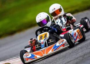 Boy, seven, follows dad and grandad into motor racing
