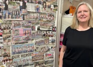 Leander housekeeper turns down her last bed for rowers