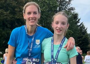 Girl, 13, runs half marathon for charity Girl, 13, runs half marathon for charity