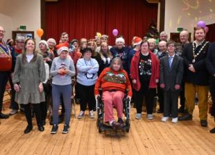 Mencap members enjoy Christmas party