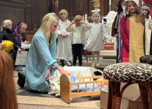 Pony stars in ‘railway’ nativity Pony stars in ‘railway’ nativity