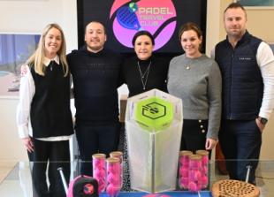 Padel trophy stops off in town before tour