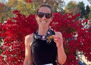 ‘Crazy running lady’ finishes four half marathons in four weeks for charity