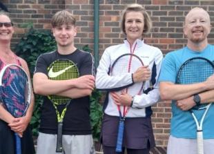 Harrison retains men’s title while newcomer secures club’s ladies’ crown