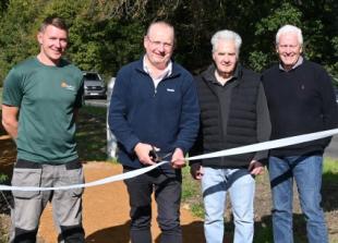 Councillors open new footpath linking two settlements