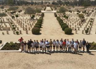 Historian on target with troop tour
