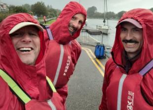 Father paddles with pals in son’s memory