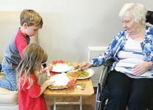 Day nursery is bringing young and old together