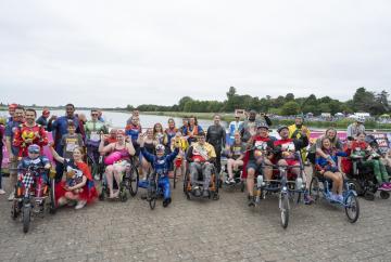 5,000 everyday superheroes take on disability triathlon at Dorney Lake